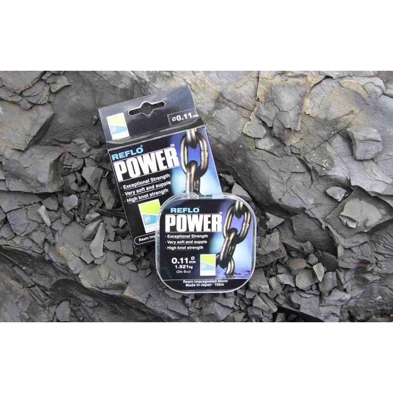 Ligne Preston Reflo Power Pour Hameçon - Fil De Pêche Grossière Résistant - Idéal Pour Les Captures Délicates